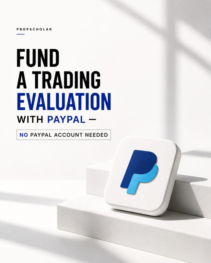 Fund a Trading Evaluation With PayPal — No PayPal Account Needed